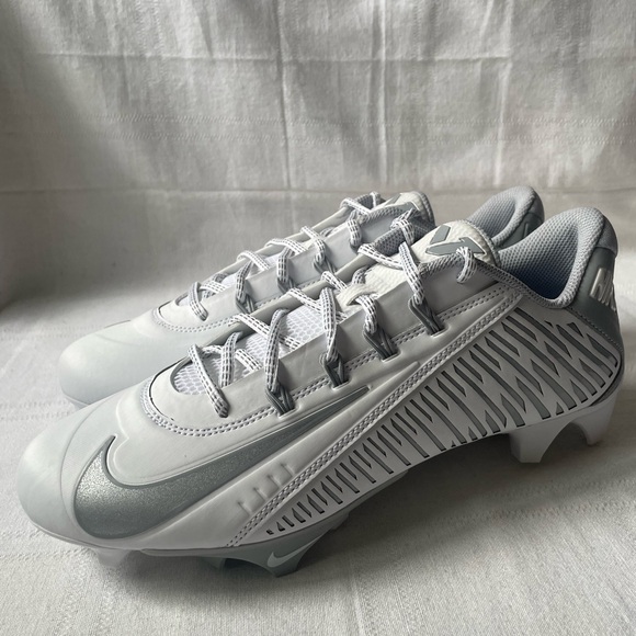 Nike Vapor Edge 360 VC 'White Silver' Football Cleats Men's Size 9 DO6294-100